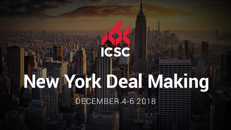 Join us at the upcoming ICSC Conference in New York City