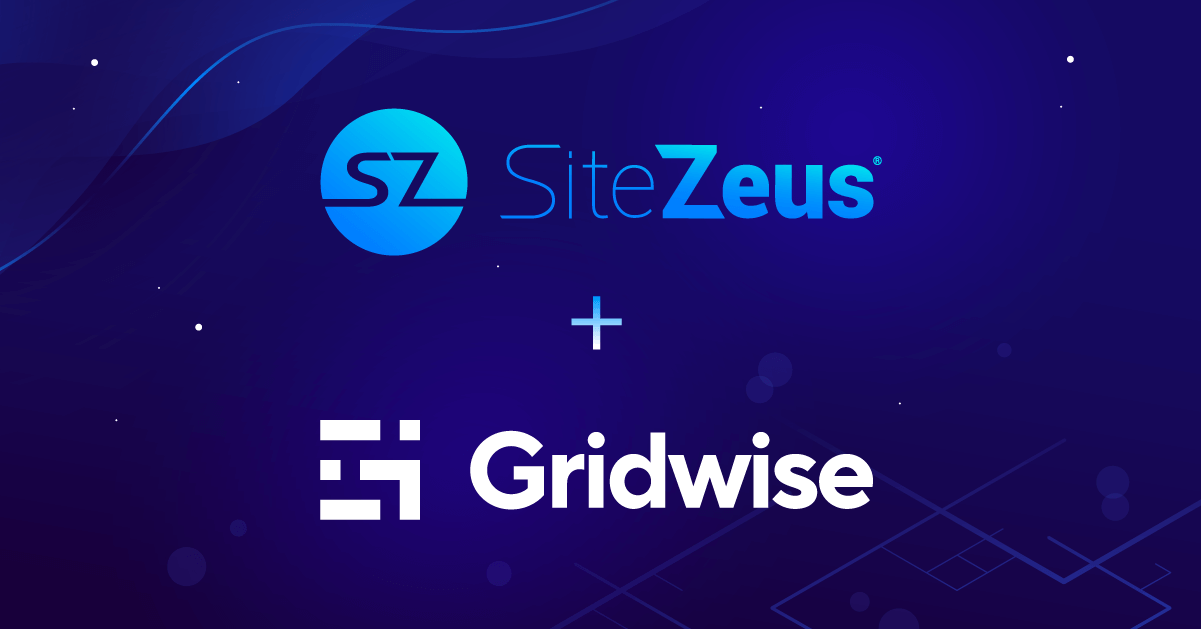 SiteZeus partnering with Gridwise to offer groundbreaking delivery data