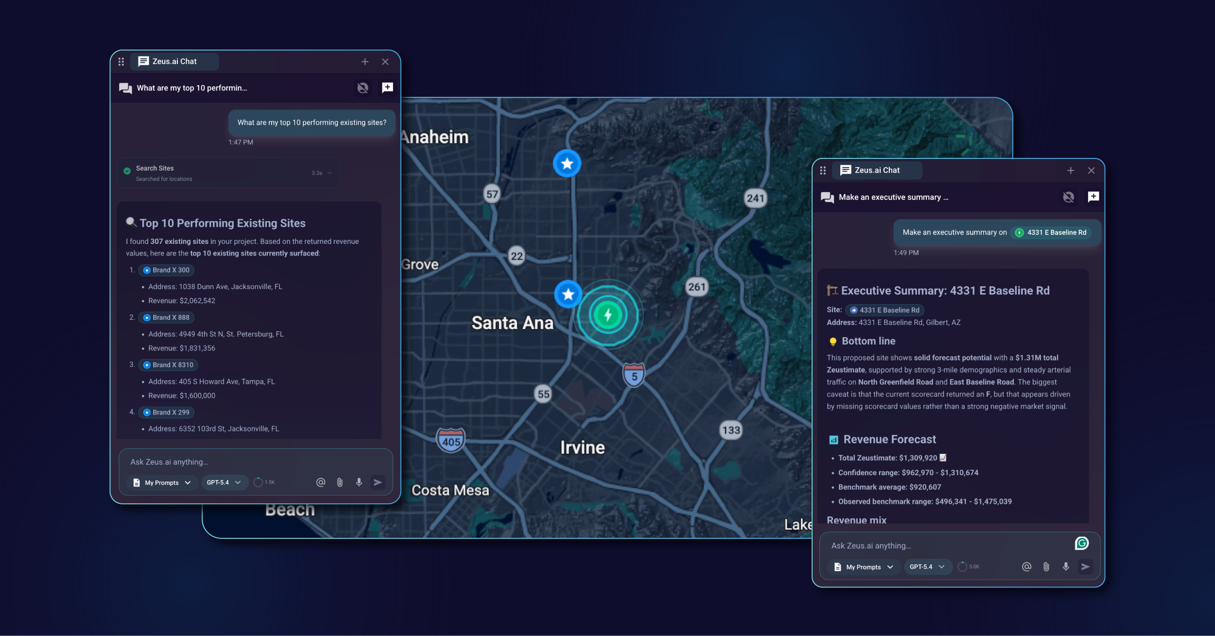 Ask Zeus: The Conversational AI Assistant Built for Site Selection